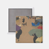 Street Scene in Parijs Magneet (Voorkant / Achterkant)