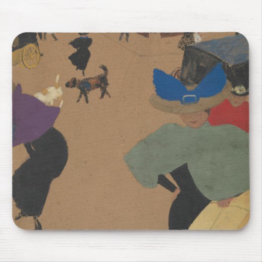 Street Scene in Parijs Muismat (Voorkant)