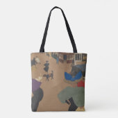 Street Scene in Parijs Tote Bag (Achterkant)