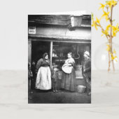 Street scene in Victoriaans Londen Kaart (Gele Bloem)