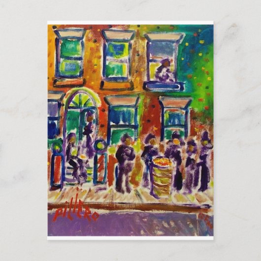 Street Scene J1 Briefkaart (Voorkant)