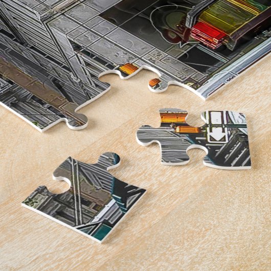 Street Scene Philadelphia Legpuzzel (Zijkant)