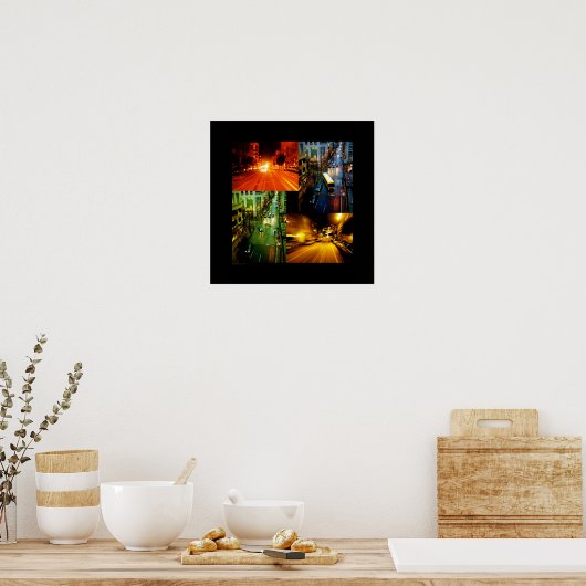 Street Scene Poster (Keuken)