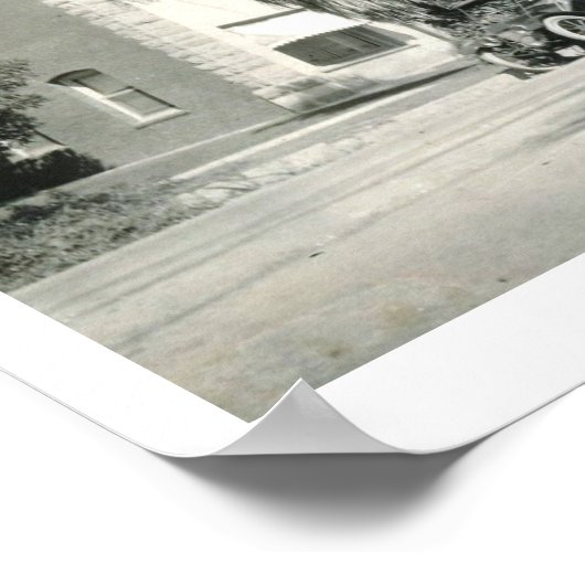 Street Scene, Riverside, California  Poster (Hoek)