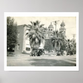 Street Scene, Riverside, California  Poster (Voorkant)