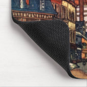  Street Scene Rouen France Medieval Muismat (Hoek)