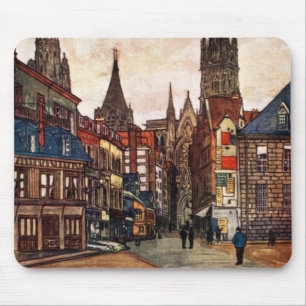  Street Scene Rouen France Medieval Muismat