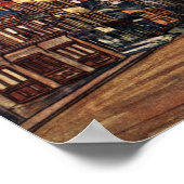  Street Scene Rouen France Medieval Poster (Hoek)