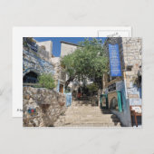 Street Scene - Tzfat, Israël Briefkaart (Voorkant / Achterkant)