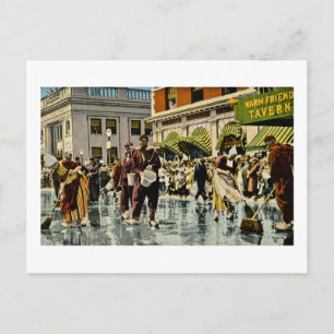 Street Scrubbers in Tulip Time Holland, Michigan Briefkaart