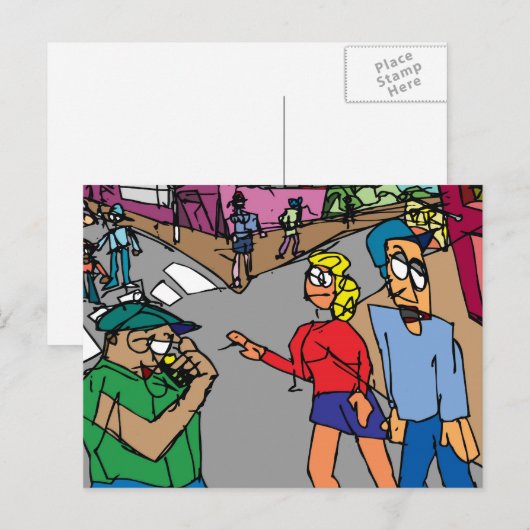 Street Seen Briefkaart (Voorkant / Achterkant)