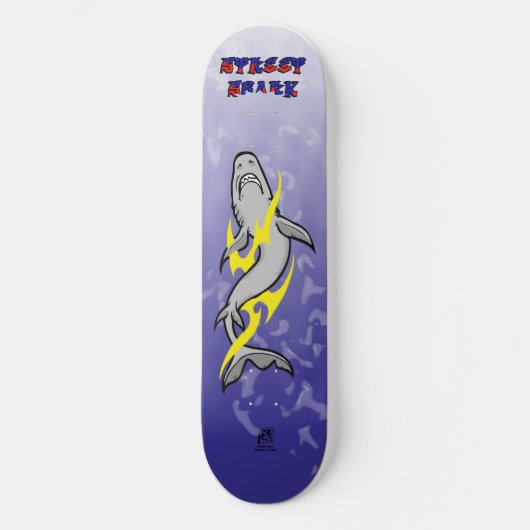 Street Shark Persoonlijk Skateboard (Voorkant)