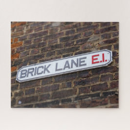Street Signs of London Brick Lane - 16x20 - 520 pc Legpuzzel