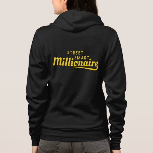 Street Smart Millionaire™ Wealth Glow Edition Hoodie (Achterkant)