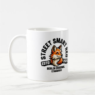 Street Smart Red Fox – Berlin Original Urban Vibes Koffiemok