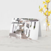 Street Spain Birthday Kaart (Gele Bloem)