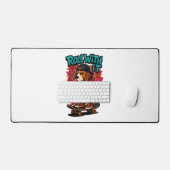 Street Style Beagle Skateboarding Graffiti Art Bureaumat (Keyboard & Muis)