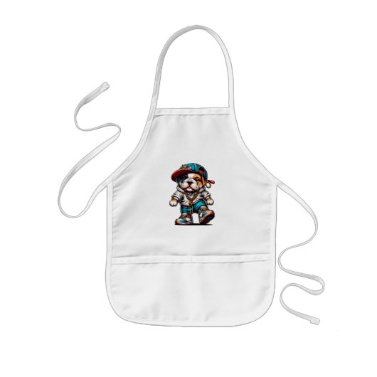 Street Style Bulldog Kinder Schort (Voorkant)
