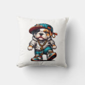 Street Style Bulldog  Kussen (Voorkant)