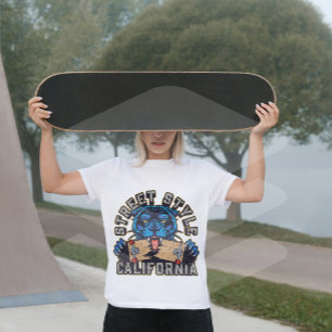 Street Style California Skateboarden T-shirt