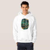 Street Style Klassieke Auto Hoodie (Voorkant volledig)