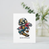 Street Style Skate Serie Briefkaart (Staand voorkant)