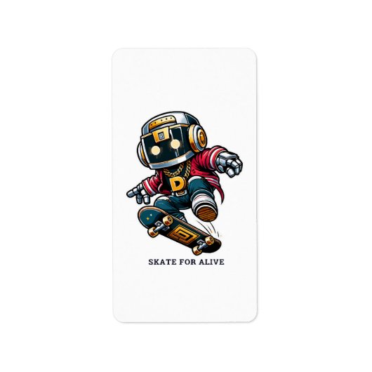 Street Style Skate Serie Etiket (Voorkant)