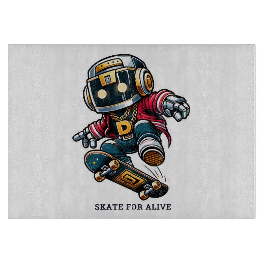 Street Style Skate Serie Snijplank (Voorkant)