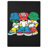 Street Style Squad” Klembord (Achterkant)