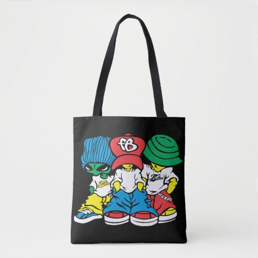 Street Style Squad” Tote Bag (Voorkant)