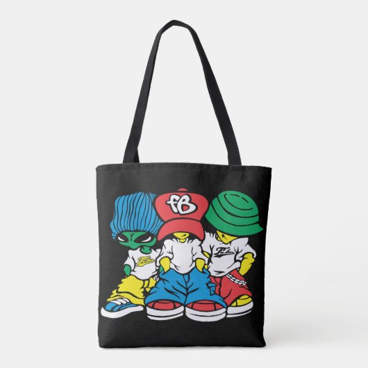 Street Style Squad” Tote Bag (Achterkant)