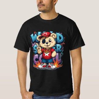Street Style Teddy – Wild Super Cool Graffiti Tee T-shirt