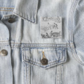 Street Traders, Londen, 1842 Vierkante Button 5,1 Cm (In situ)