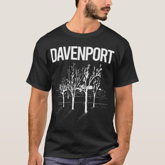 Street Trees Davenport T-shirt (Voorkant)