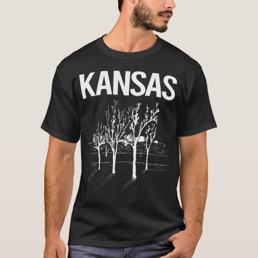 Street Trees Kansas T-shirt (Voorkant)