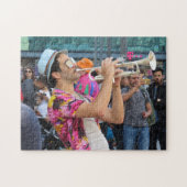 Street Trumpeter in Berlijn, Duitsland Legpuzzel (Horizontaal)