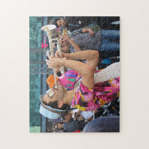 Street Trumpeter in Berlijn, Duitsland Legpuzzel