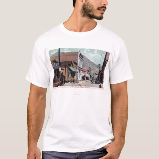 Street Uitzicht, Chase CreekClifton, AZ T-shirt (Voorkant)
