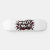 Street Vibes Graffiti Skateboard Dek (Horizontaal)