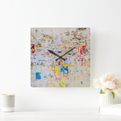 Street Wall Vierkante Klok (Huis)