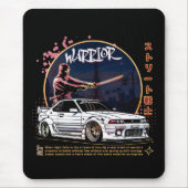 Street Warrior Samurai - Skyline Driver Muismat (Voorkant)