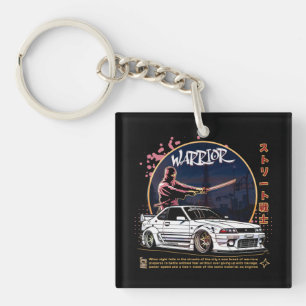 Street Warrior Samurai - Skyline Driver Sleutelhanger