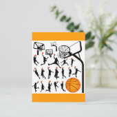 streetball briefkaart (Staand voorkant)