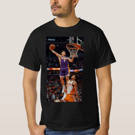 Streetball King: Urban Style Basketbal T-shirt (Voorkant)