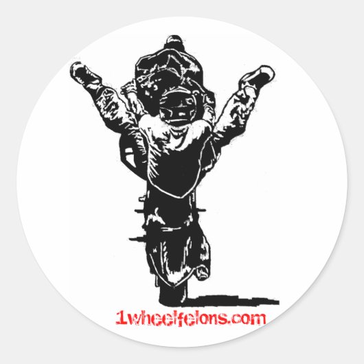 Streetbike Stunt Sticker Spreader 1wheelfelons.com (Voorkant)