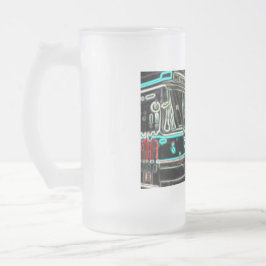 Streetcar bij Railway STN Grote Frosted Glass Mok