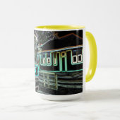 Streetcar bij Railway stn Grote Gele Combo Mok (Voorkant rechts)