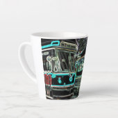 Streetcar bij Railway stn Small Latte Mok (Linkerhoek)