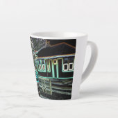 Streetcar bij Railway stn Small Latte Mok (Rechterhoek)