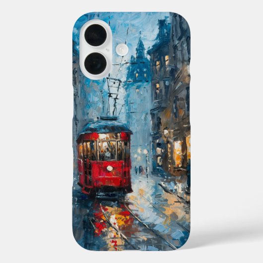 Streetcar in beweging Case-Mate iPhone case (Achterkant)